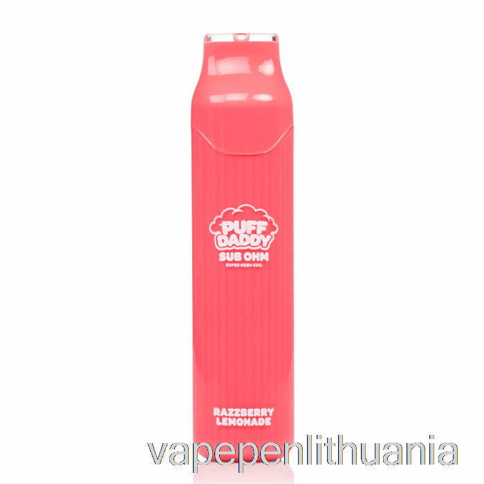 Puff Daddy 6000 Vienkartinis Razzberry Limonado Vape Skystis